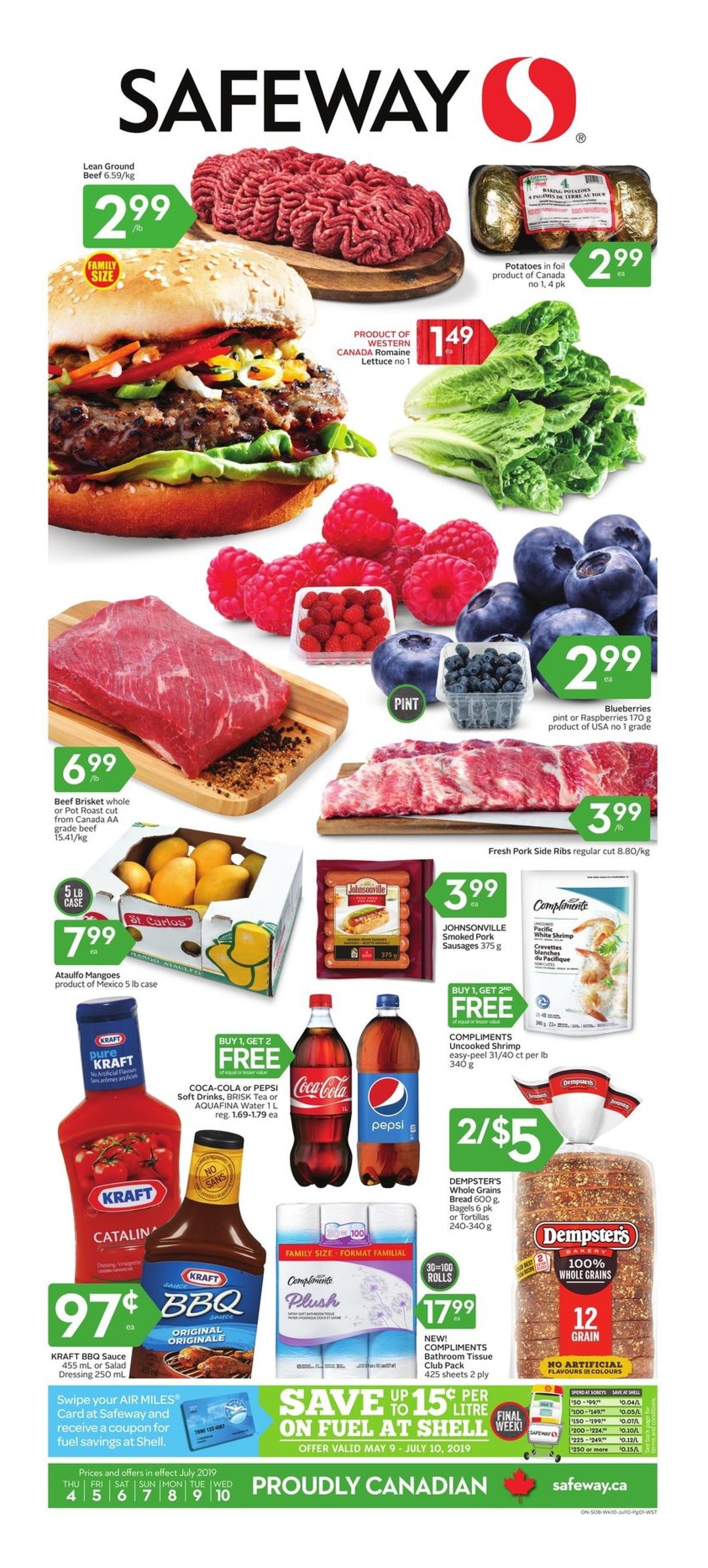 Safeway Flyer from July 4
