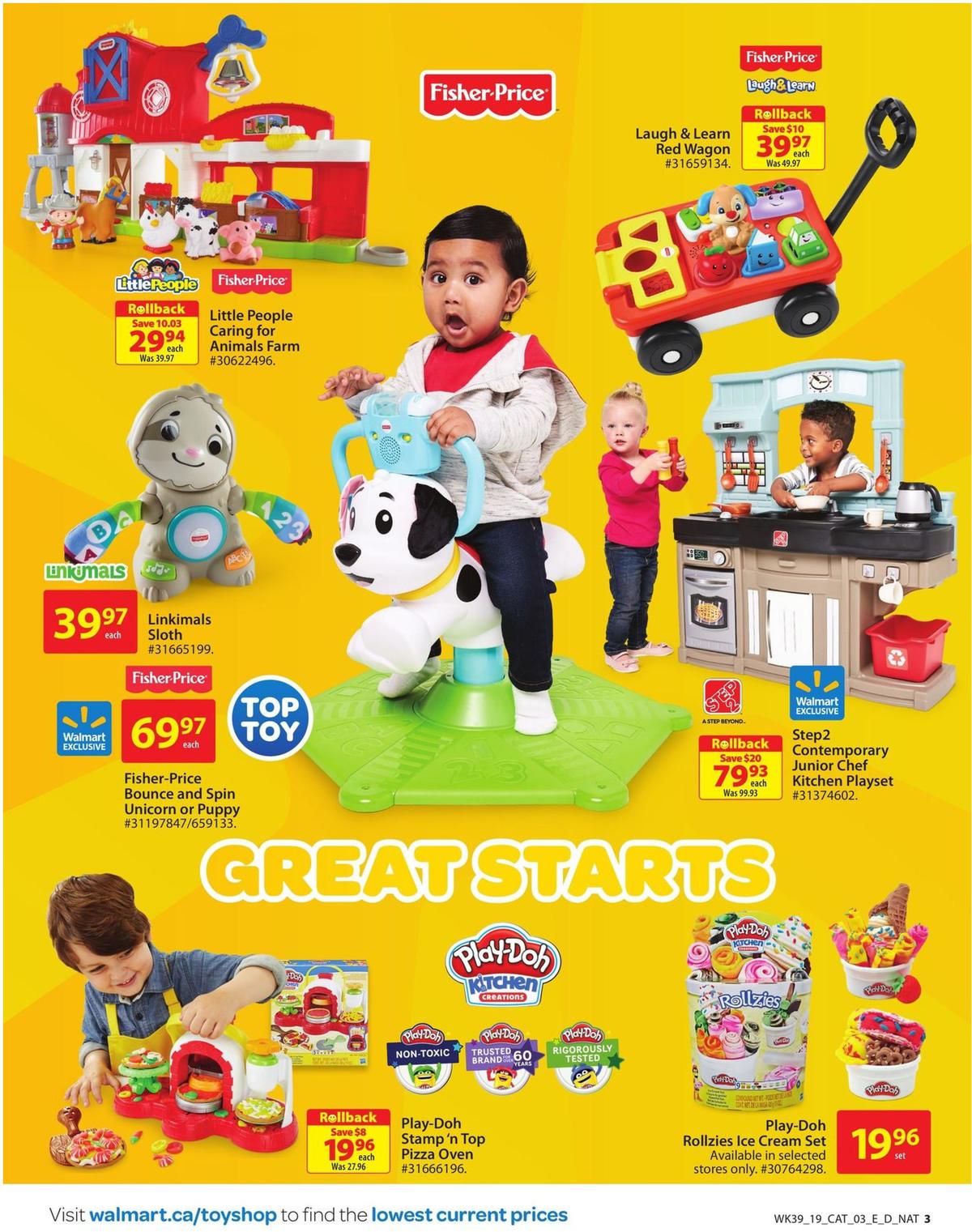 Walmart Toy Shop Flyer for October 17 - Page 3