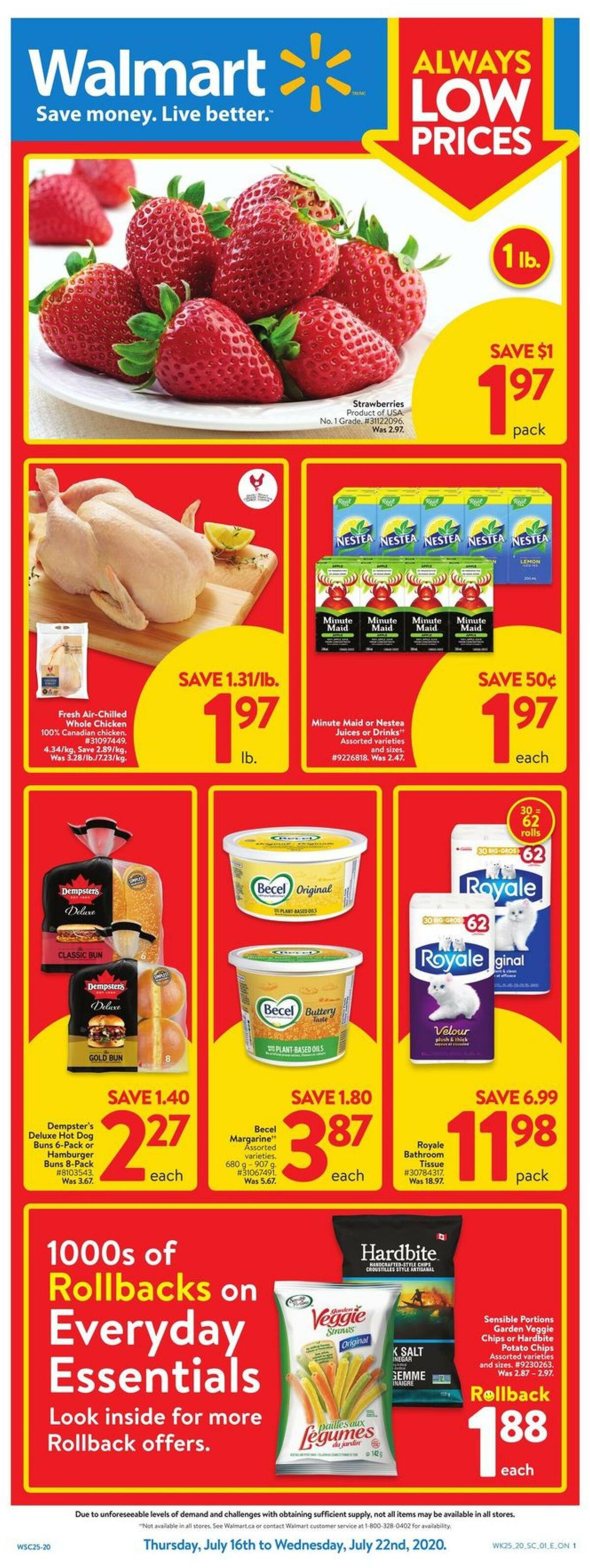 Walmart Flyer from July 16