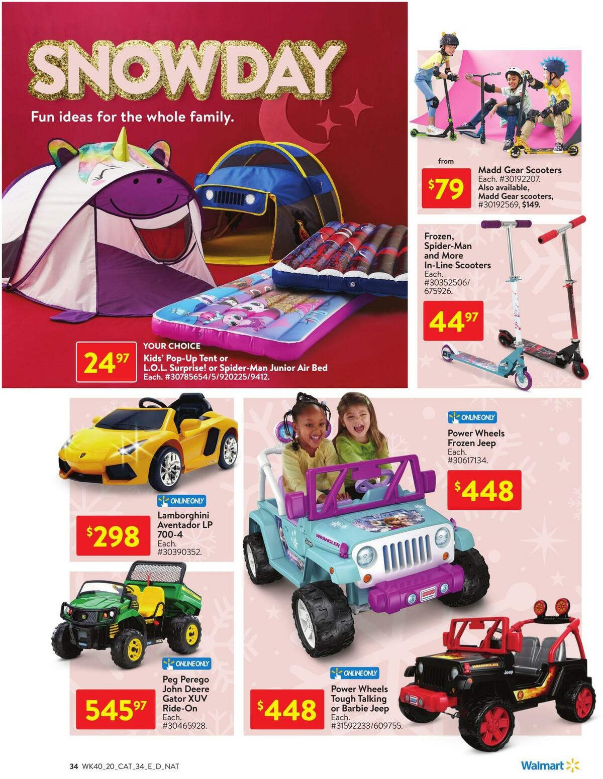 Walmart Toy Shop Flyer for October 29 - Page 34