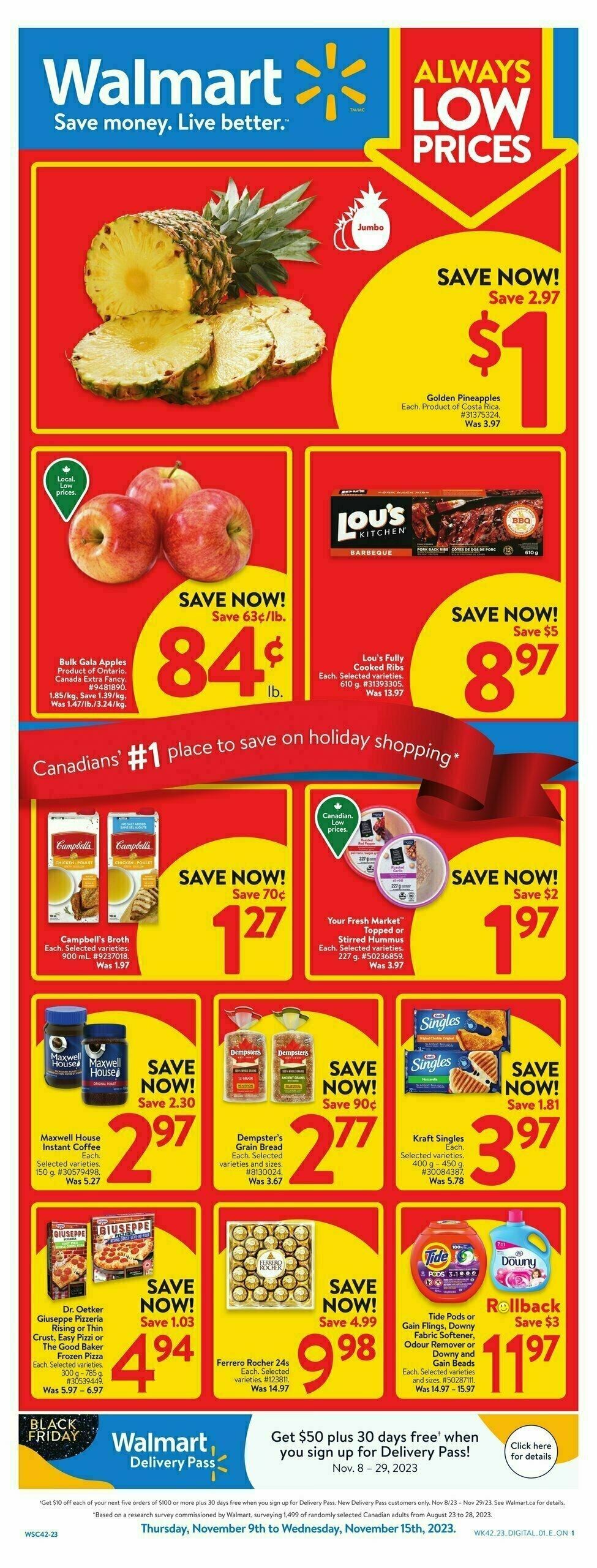 Walmart Flyer from November 9